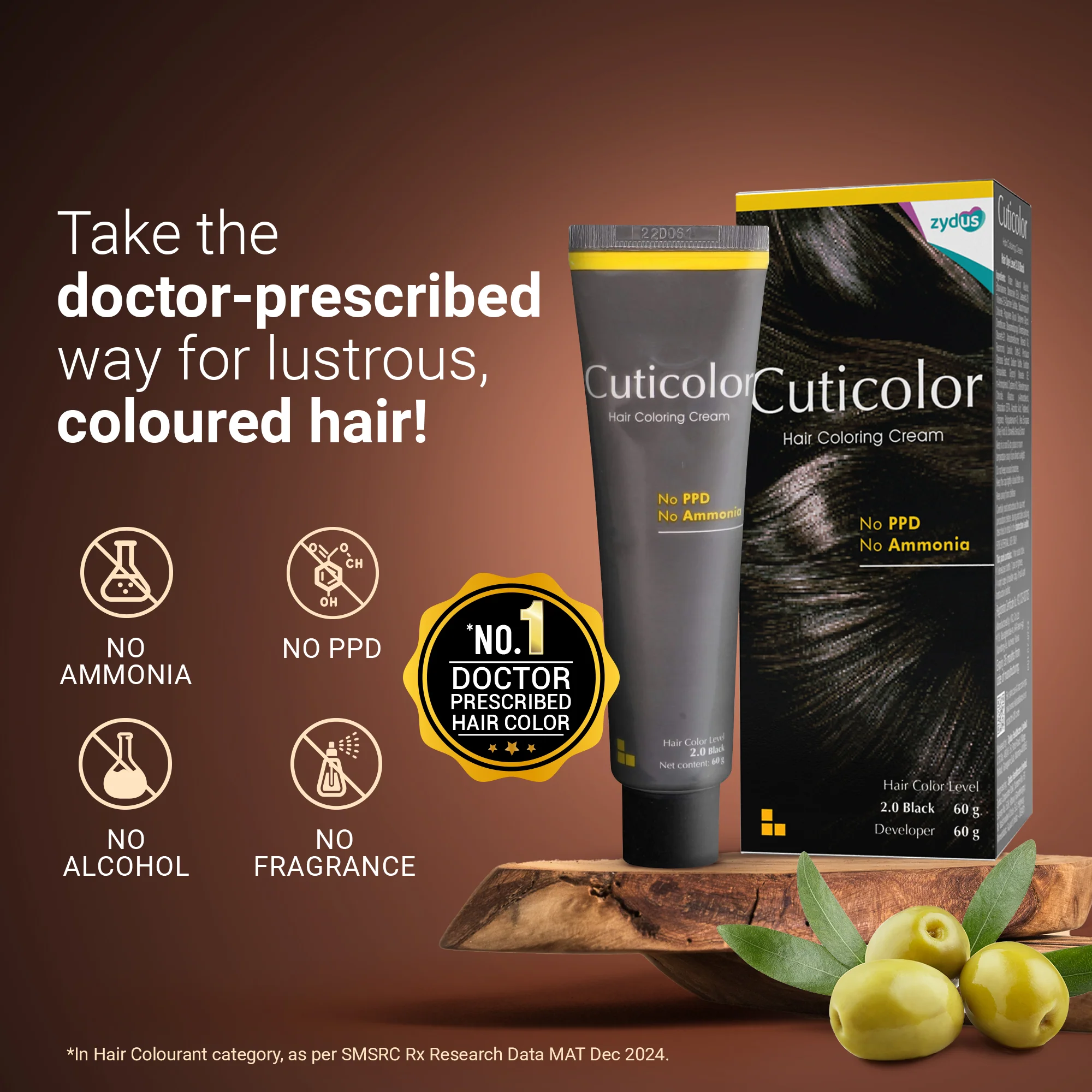 Cuticolor Hair Coloring Cream - Image 3