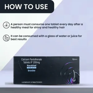 Alternative view of Kerablak Calcium Pantothenate Tablet