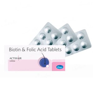 Actihair Hair care Biotine Folic Acide Tablets (30 Tabs)