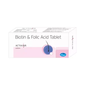 Alternative view of Actihair Hair care Biotine Folic Acide Tablets