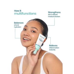 Alternative view of AM Skincare Routine with Face Wash 100 ml, Moisturizer 50 ml and Sunscreen for Oily & Sensitive Skin 50 gm Combo of 3