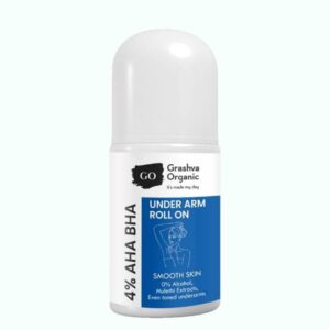 Grashva Organic 4% AHA BHA Underarm Roll-On (50 grams)
