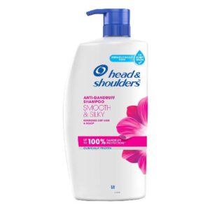 Head & Shoulders Smooth and Silky, Anti Dandruff Shampoo for Women & Men , (1L)