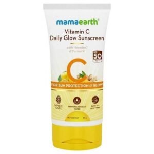Mamaearth Vitamin C Daily Glow Sunscreen SPF 50 PA++++50g