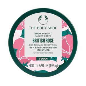The Body Shop Vegan British Rose Body Yogurt, (200 ml)