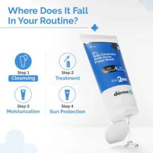 Alternative view of The Derma Co 2% Salicylic Acid + Niacinamide Face Wash (30ml)