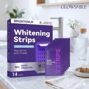 BrightenUp Teeth Whitening Strips – 14 Count