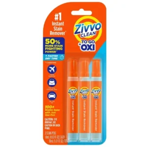 Zivvo Clean To Go Oxi Stain Remover Pens – 3 Pack (10 ml Each)